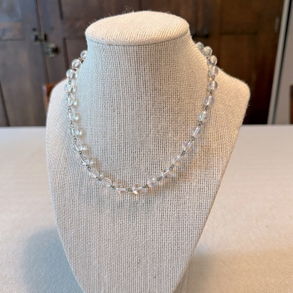 Vintage Kirk's Folly Beaded AB Chain 16" + 4" Extender - Picture 1 of 9